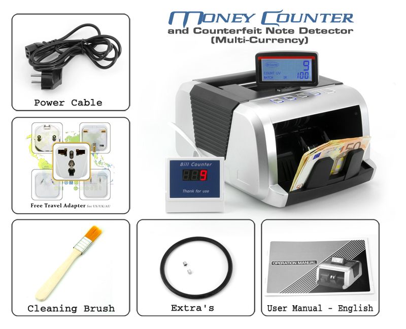 Currency Money Counter and Counterfeit Note Detector 01  