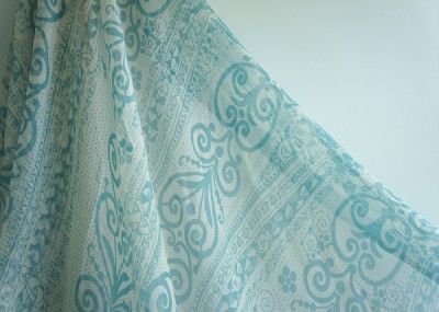 52 PURE SILK print crinkle chiffon fabric #9  BTY  