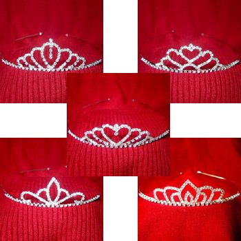 you are buying 10 rhinestones hair tiara head bands of mixed styles 