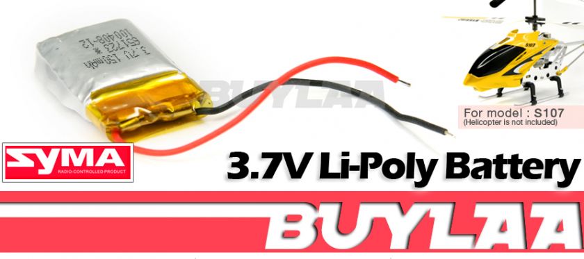 7V Battery New Li Poly for Helicopter Syma S107 Spare  