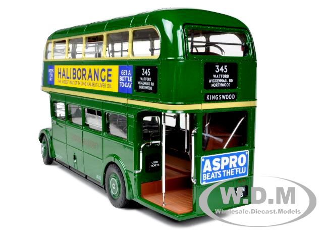 1948 RT1045 JXN73 DOUBLE DECKER LONDON BUS 1/24 DIECAST MODEL BY 