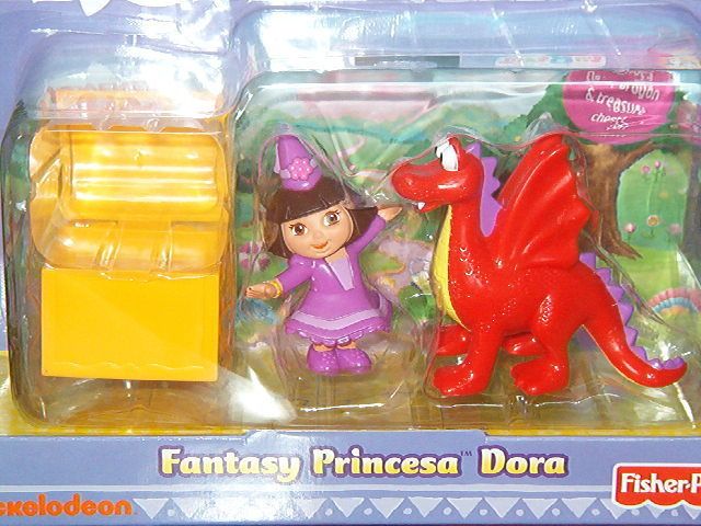 Dora Fantasy Adventure Princess & Dragon Playset New  