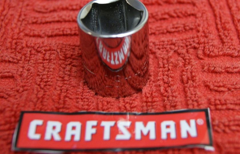 CRAFTSMAN 3/8 METRIC 6 PT SOCKET  ANY SIZE NEW  