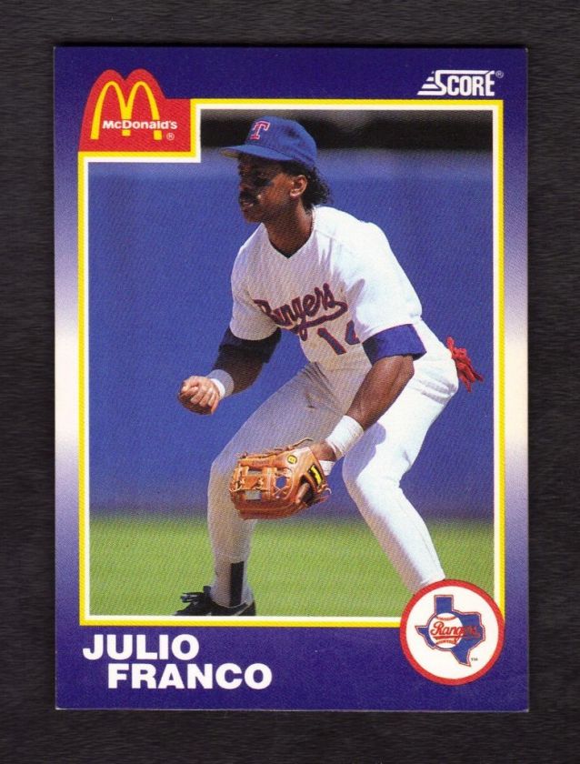 JULIO FRANCO 1990 McDONALDS #3  