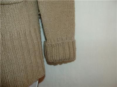 Mossimo beige ribknit retro style cardigan size S EUC  