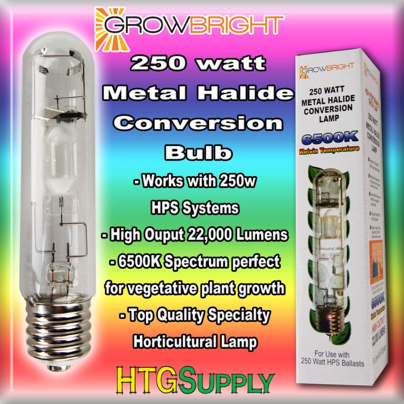 250 watt mh 6500k conversion bulb brand new high output 22000 lumens 