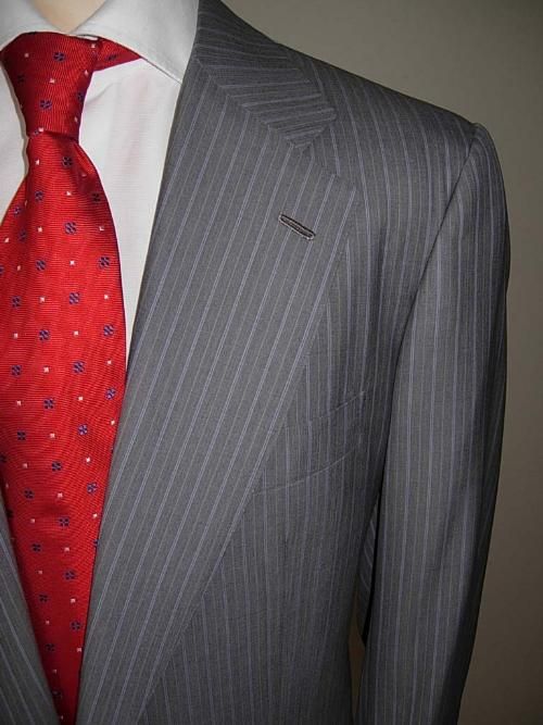 KITON NAPOLI SUIT GRAY 180 S 14 MICRON 41R(51R EU)NWT   