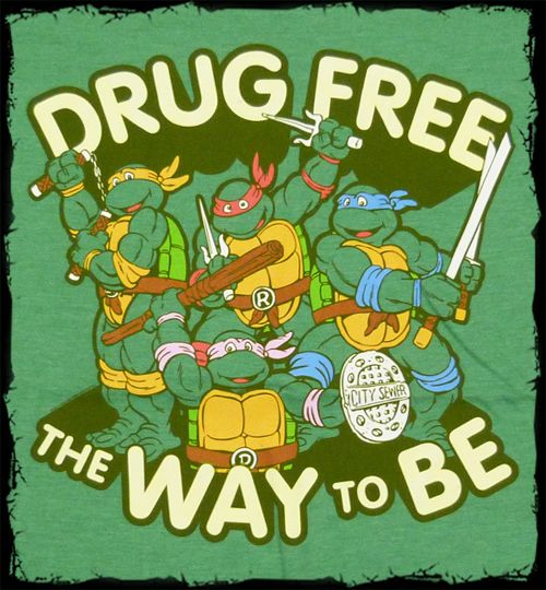 Legalize Cocaine Mutant Ninja Turtles T-Shirt - Kingteeshop