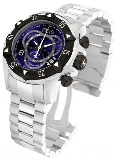 Invicta Mens 1882 Reserve Swiss Quartz Chronograph Blue Dial 