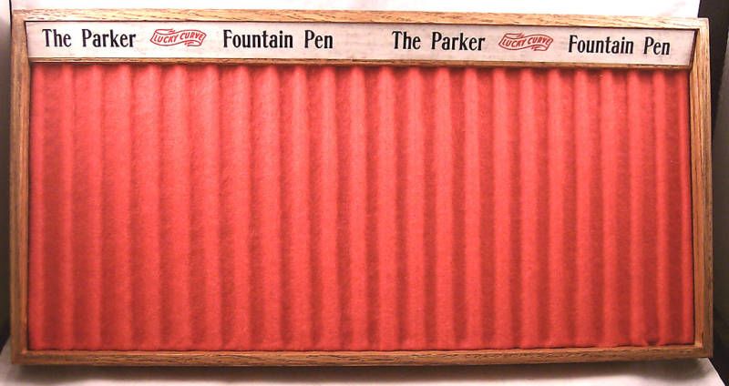 Parker Reproduction Pen Tray  23 pens  