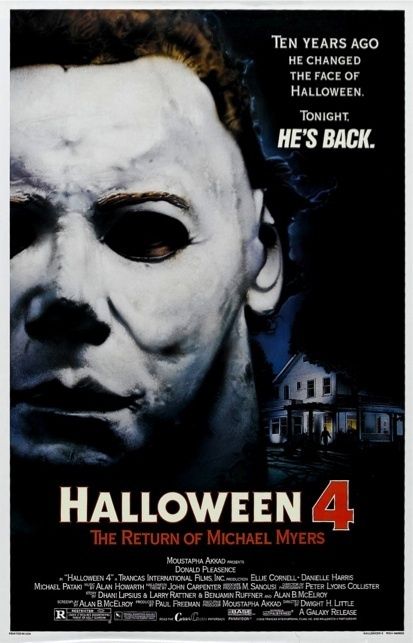 HALLOWEEN 4 The Return of Michael Myers Movie Poster Horror   