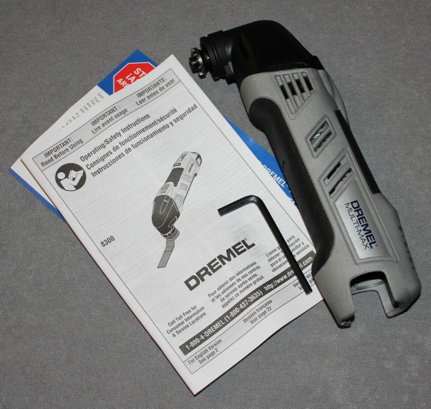 BRAND NEW Dremel 8300 01 12 Volt Cordless Multi Max Oscillating Tool 