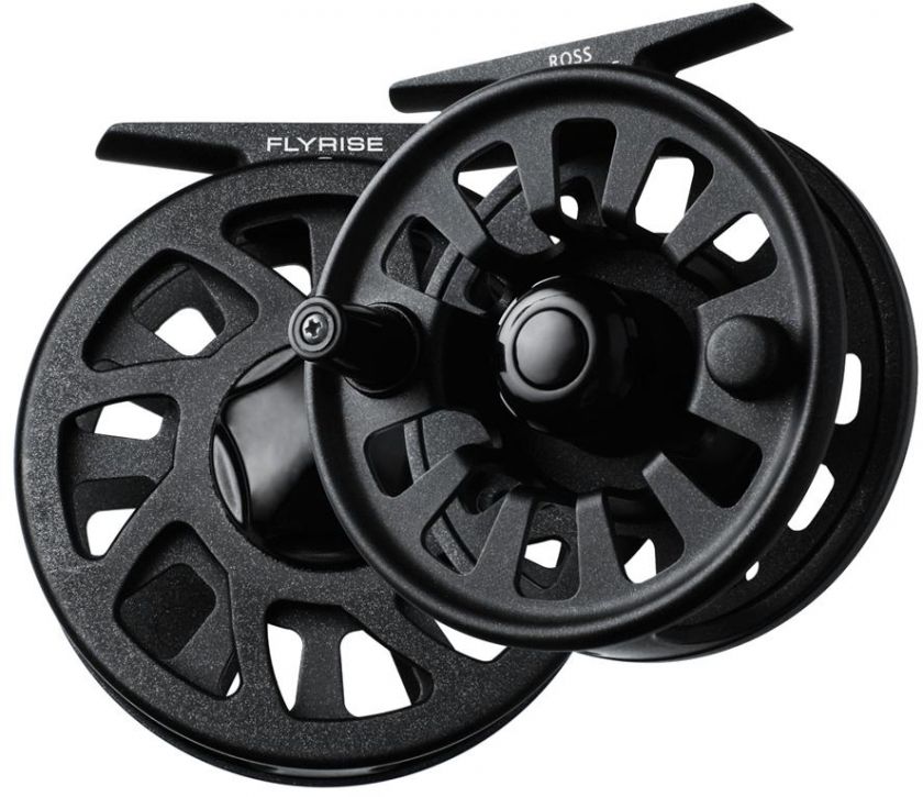 NEW ROSS FLYRISE 1 FLY REEL 3 5WT BLACK,   