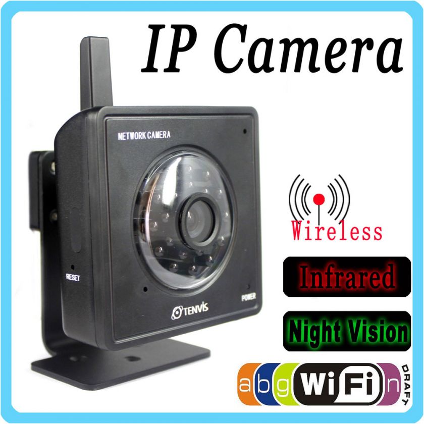 Wlan Network Wireless WIFI IP Camera Audio 21 IR LED Day Night Vision 