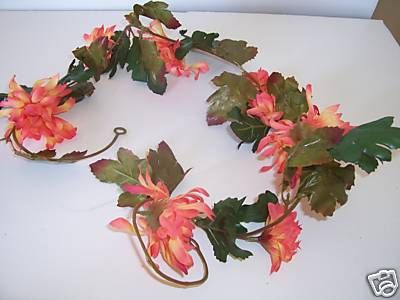 FOOT PEACH FLOWER GARLAND SPRING SUMMER DECORATION  