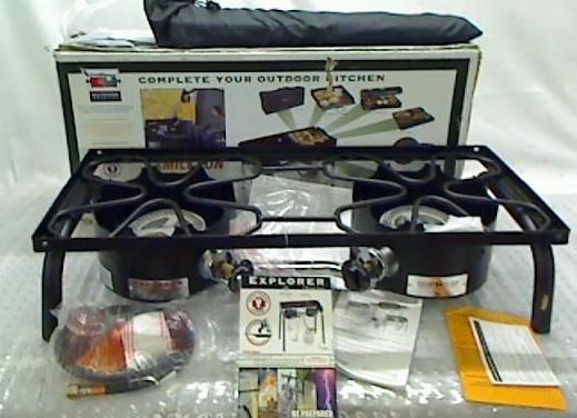   Explorer Series EX 60LW 2 Burner Modular Cooking System, Black  