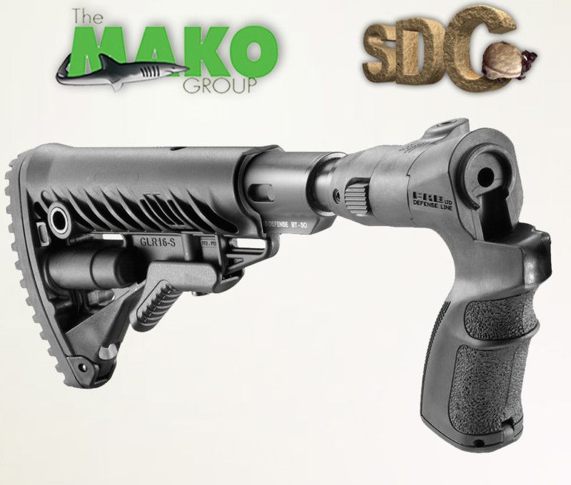 MAKO FAB Folding Collapsible Buttstock Mossberg 500/590  