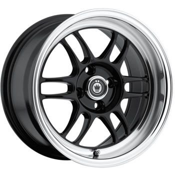 15x8 Black Wheel Konig Wideopen 4x100  