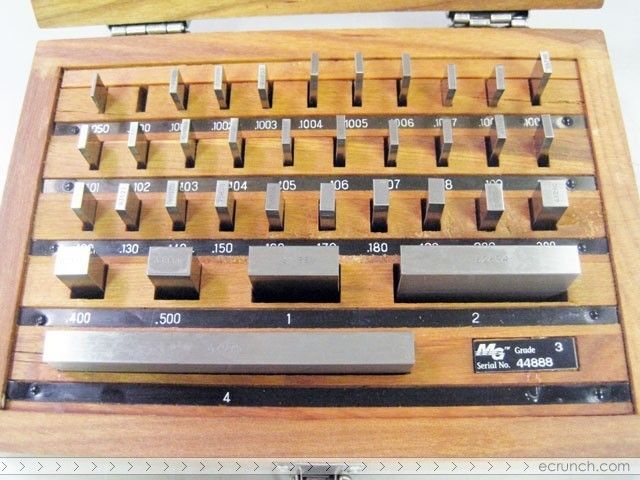 MG GAGE BLOCK SET .050   4 INCHES GRADE 3 THIRTYSIX 36 PIECES  