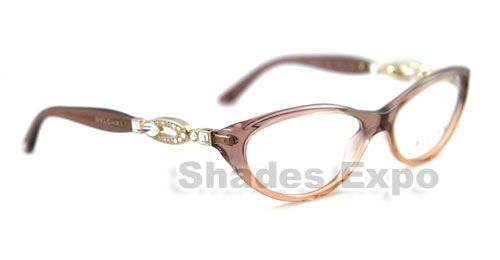 NEW BVLGARI EYEGLASSES 4036 B BV 4036B BROWN RX 5055  