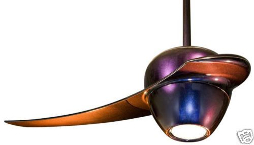   Enigma Iridescent Bronze Remote Ceiling Fan FP2120OB CFM 5796  