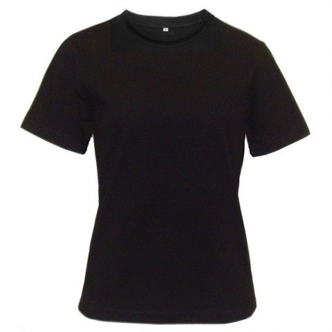 Plain/Blank New Womens Black T shirt ,Size S M L XL  