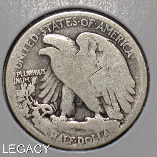 1921 P SILVER WALKING LIBERTY HALF DOLLAR KEY DATE (NS+  