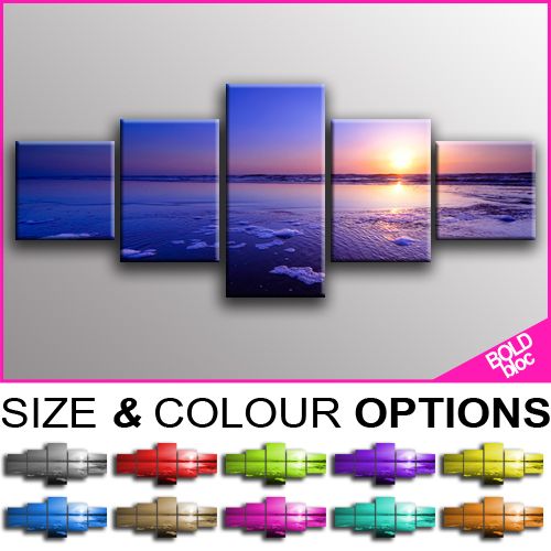 PREMIUM NEW   Seascape Sunset   10 COLOURS / SIZES  