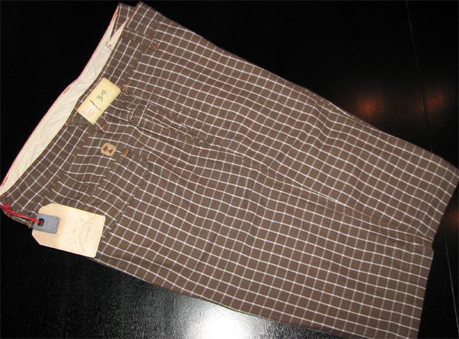 Tommy Bahama New TD8744 Check Him Out Dark Olive Shorts 34 Waist 