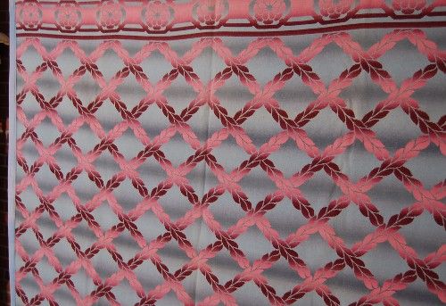 30s Beacon Ombre Vintage Blanket ~Deco Feather Design  