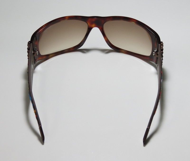 NEW ED HARDY LIVE TO RIDE 044 PLASTIC TORTOISE FRAME/TEMPLES BROWN 