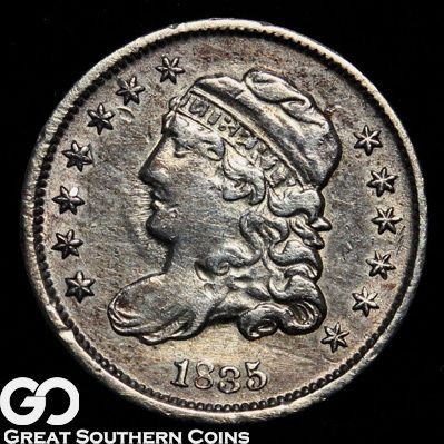 1835 Capped Bust Half Dime CHOICE XF  