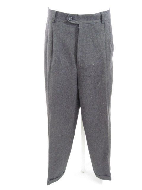 BOTTO GIUSEPPE & FIGLI Gray Wool Dress Pants Size 36  