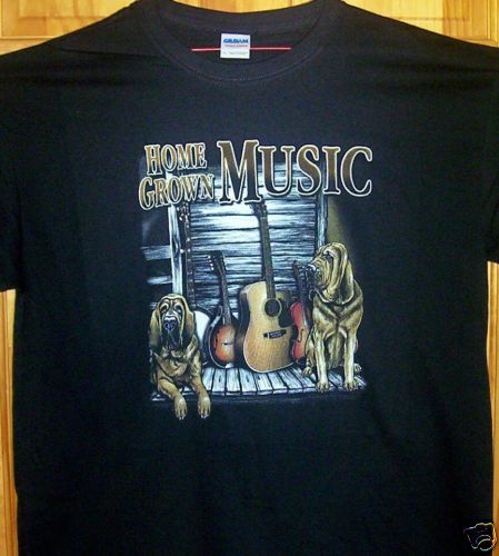 New Black T Shirt  Homegrown Music  Sz SM   5XL  