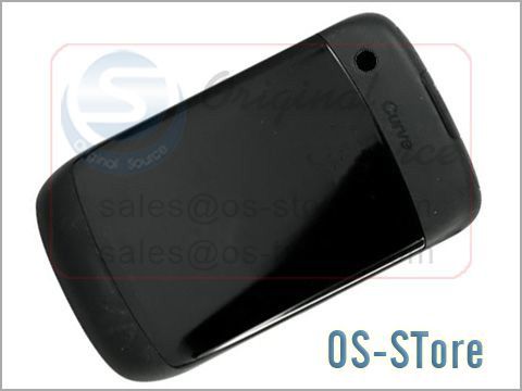 ORG BlackBerry CURVE 8520 8530 Full Housing Case Black  