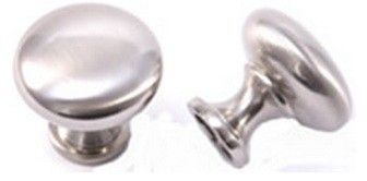 50pcs) SATIN NICKEL MUSHROOM KITCHEN CABINET KNOBS 30mm 1 1/4  