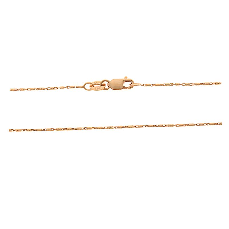 14KT ROSE GOLD   16 0.8 MM. RASO NECKLACE GOLD CHAIN  