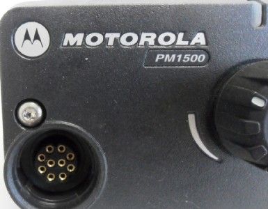 Motorola PM1500 2 Way Radio Control Head w/ Mic Microphone PM 1500 