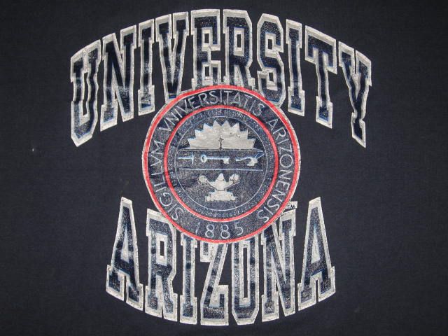   ARIZONA CHAMPION T Shirt college soft thin 80s football ncaa  