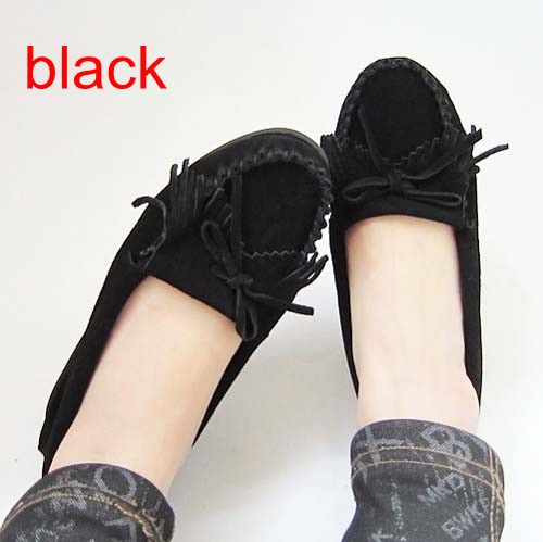 12 Colors 5 Sizes Womens Mothers Leather Comfort Ballet Flats Boat 