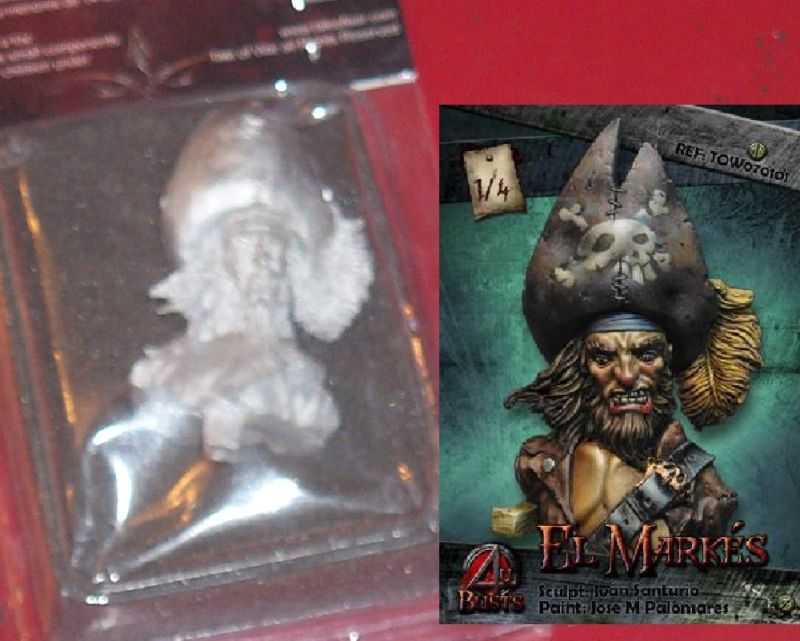 Tale of War #070101 El Markes Pirate Captain Bust NIB  