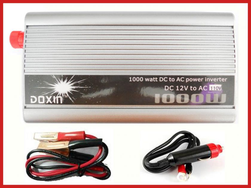 NEW 1000W Car 12v DC  110v AC USB Power Inverter US  