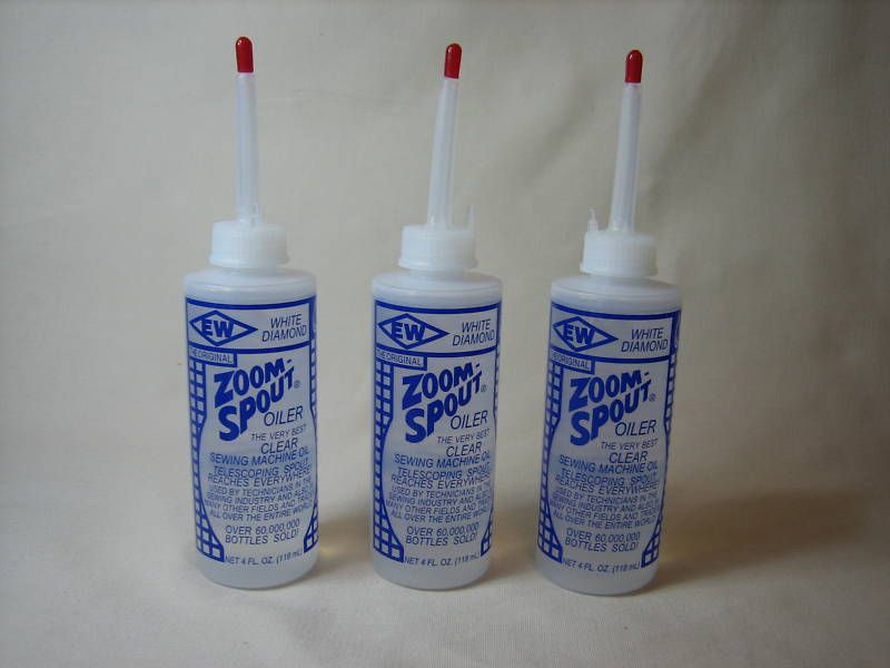 CASE OF 12 ZOOM SPOUT SEWING MACHINE OIL / 4 oz. OILER 