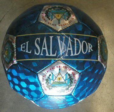 El Salvador Metallic Soccer Ball. Brand New  