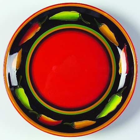 Clay Art JALAPENO Salad Plate 6039507  