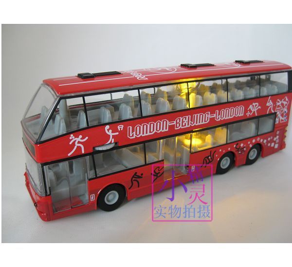 Happy Farms Double Decker Bus Diecast Toy  