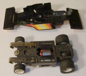 AFX G plus Indy Special, black/rainbow, running  