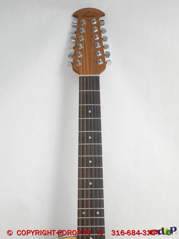 Ovation Balladeer 12 String Guitar Natural 6751 w/OHSC Electric 