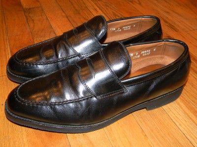 ALLEN EDMONDS MENS BLACK LEATHER DRESS SHOES 11.5 D  