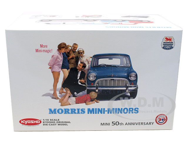Brand new 118 scale diecast car model of Morris Mini Minor Cooper 